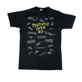 Vintage 90s positively over 40 all over print single stitch t-shirt size XL